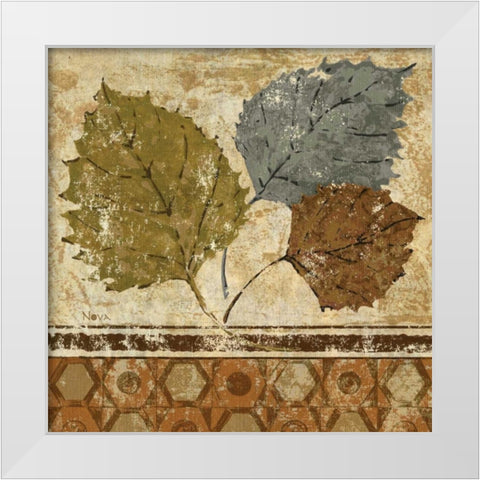 Golden Autumn I  White Modern Wood Framed Art Print by Studio Nova