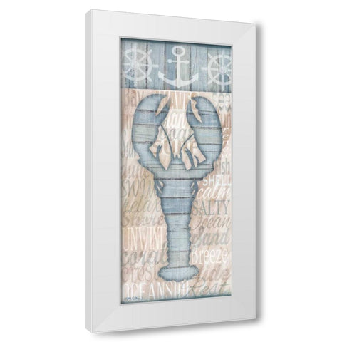 Ocean Life I  White Modern Wood Framed Art Print by Killeen, Jen