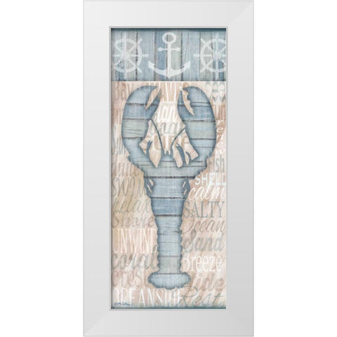 Ocean Life I  White Modern Wood Framed Art Print by Killeen, Jen