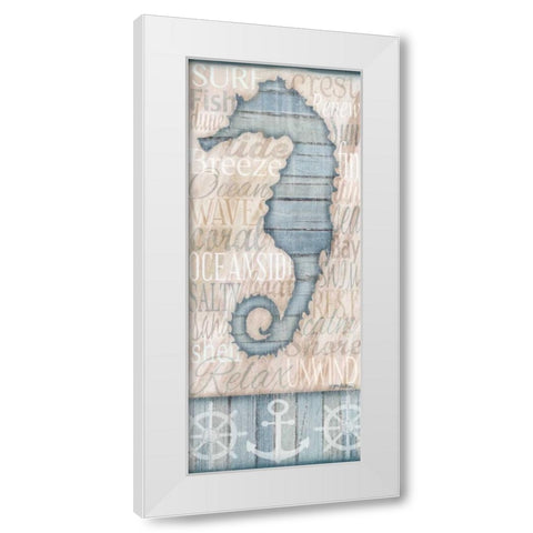 Ocean Life II  White Modern Wood Framed Art Print by Killeen, Jen