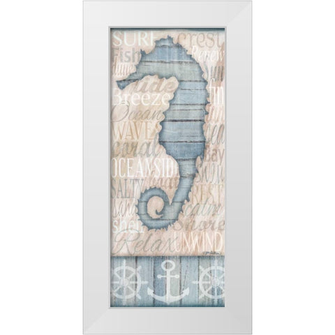 Ocean Life II  White Modern Wood Framed Art Print by Killeen, Jen