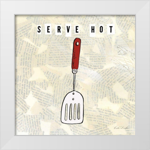 Kitchen Utensils II  White Modern Wood Framed Art Print by Dundon, Caitlin