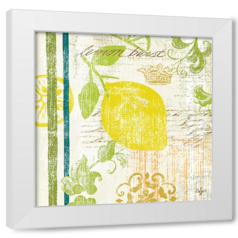 Fruit Crush I  White Modern Wood Framed Art Print by Lyon, Rebecca