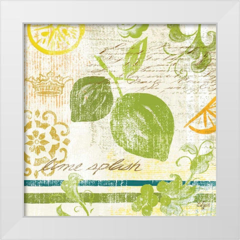 Fruit Crush II  White Modern Wood Framed Art Print by Lyon, Rebecca