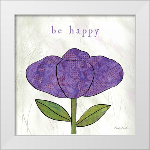 Paper Flower III  White Modern Wood Framed Art Print by Dundon, Caitlin