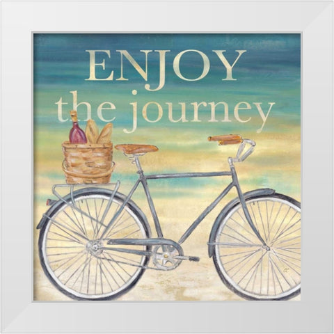 Beautiful Ride II White Modern Wood Framed Art Print by Coulter, Cynthia