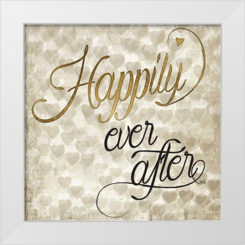 Love Life IV White Modern Wood Framed Art Print by Hartworks