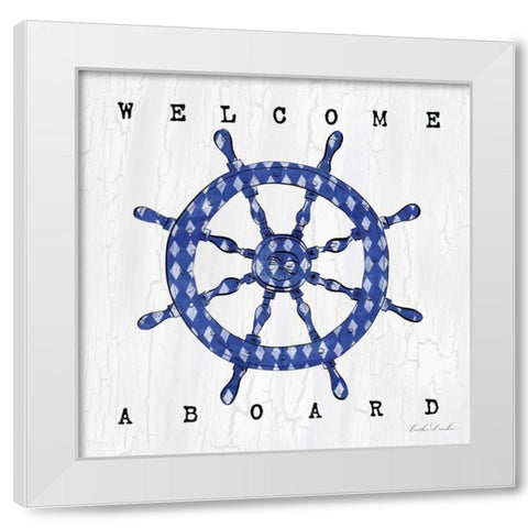 Boating Life II White Modern Wood Framed Art Print by Dundon, Caitlin