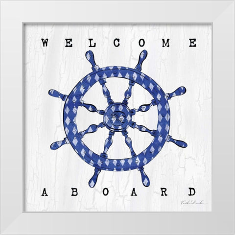 Boating Life II White Modern Wood Framed Art Print by Dundon, Caitlin