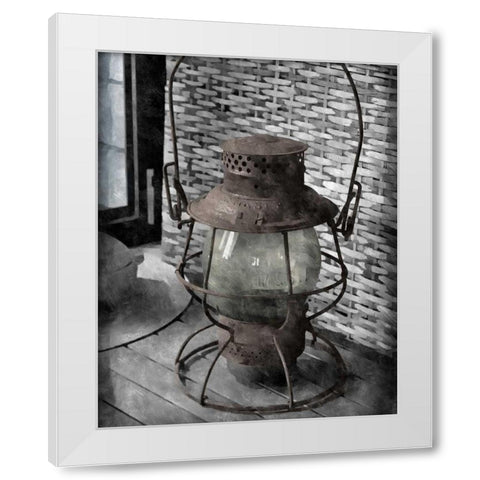 On the Farm III White Modern Wood Framed Art Print by Romita, Denise