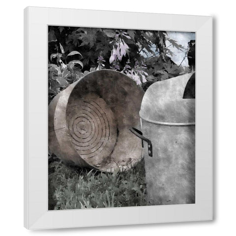 On the Farm IV White Modern Wood Framed Art Print by Romita, Denise