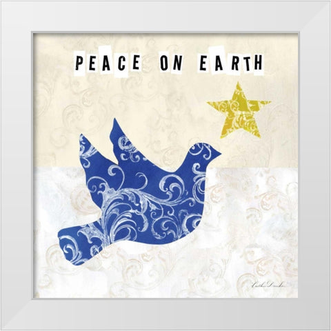 Winter Sentiments II White Modern Wood Framed Art Print by Dundon, Caitlin