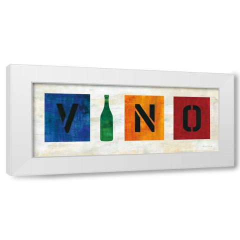 Wine Elegance II White Modern Wood Framed Art Print by Dundon, Caitlin