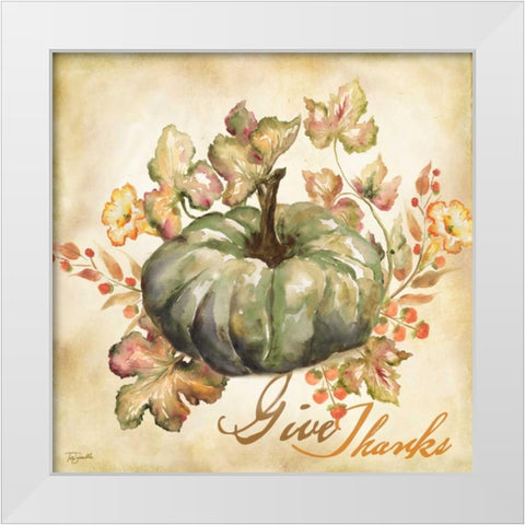 Watercolor Harvest I White Modern Wood Framed Art Print by Tre Sorelle Studios