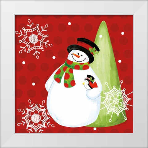 White Christmas Wishes II White Modern Wood Framed Art Print by Reed, Tara
