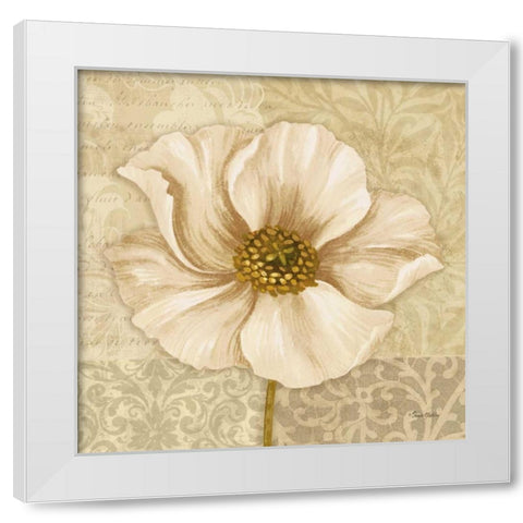 Soft Bloom I White Modern Wood Framed Art Print by Gladding, Pamela