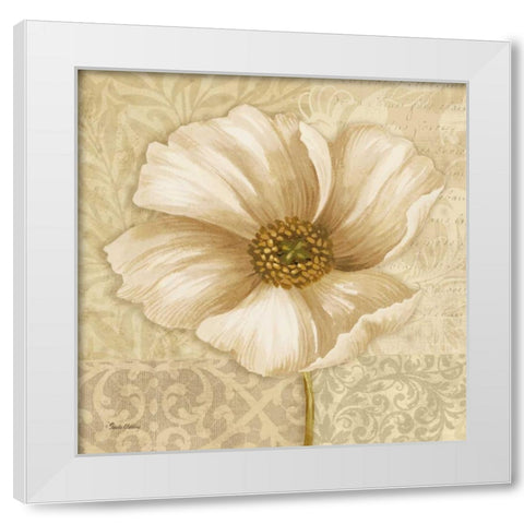 Soft Bloom II White Modern Wood Framed Art Print by Gladding, Pamela