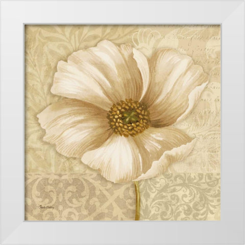 Soft Bloom II White Modern Wood Framed Art Print by Gladding, Pamela