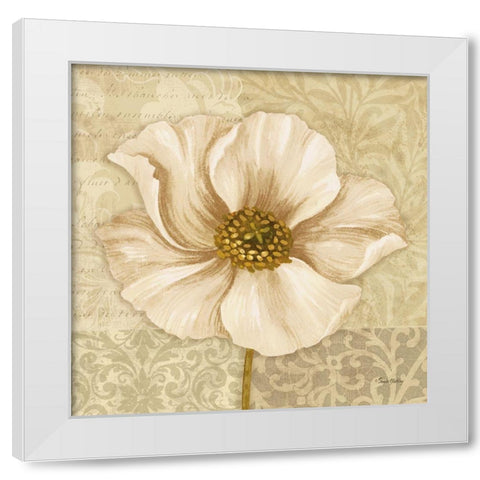 Soft Bloom I White Modern Wood Framed Art Print by Gladding, Pamela