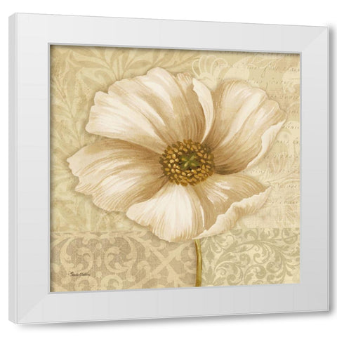 Soft Bloom II White Modern Wood Framed Art Print by Gladding, Pamela