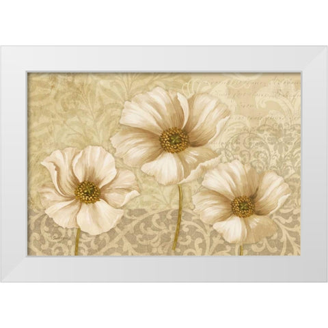 Soft Bloom Landscape White Modern Wood Framed Art Print by Gladding, Pamela