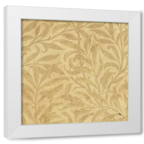 Neutral Pattern IV White Modern Wood Framed Art Print by Gladding, Pamela