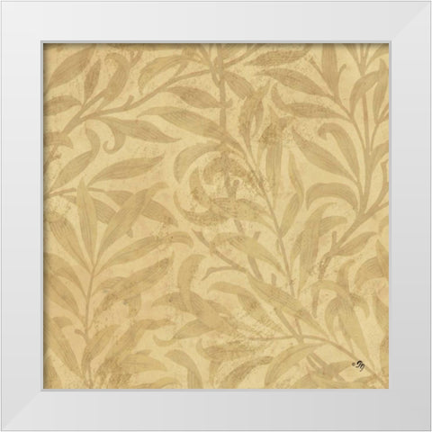Neutral Pattern IV White Modern Wood Framed Art Print by Gladding, Pamela