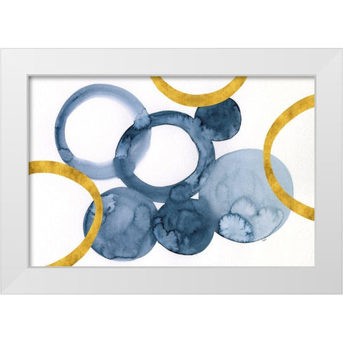 Deep  Blue Sea XXIV White Modern Wood Framed Art Print by Reed, Tara