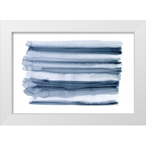 Deep  Blue Sea XXV White Modern Wood Framed Art Print by Reed, Tara