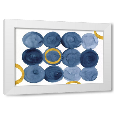 Deep  Blue Sea XXVI White Modern Wood Framed Art Print by Reed, Tara
