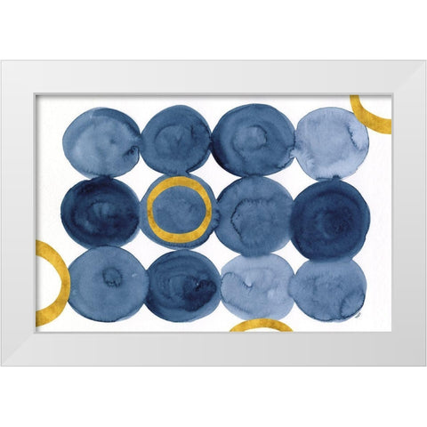 Deep  Blue Sea XXVI White Modern Wood Framed Art Print by Reed, Tara