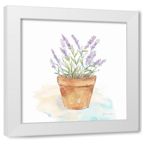 Let it Grow VIII White Modern Wood Framed Art Print by Coulter, Cynthia