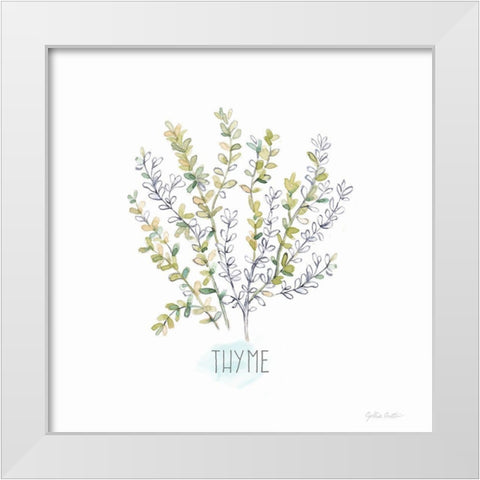 Let it Grow XVII White Modern Wood Framed Art Print by Coulter, Cynthia