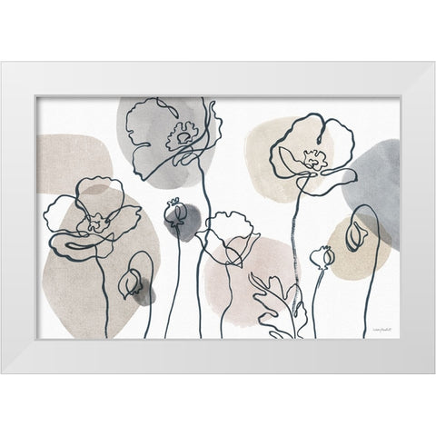 Think  Neutral 01A White Modern Wood Framed Art Print by Audit, Lisa