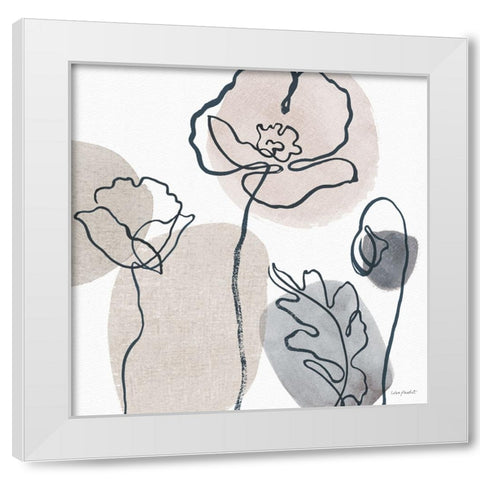 Think  Neutral 02A White Modern Wood Framed Art Print by Audit, Lisa