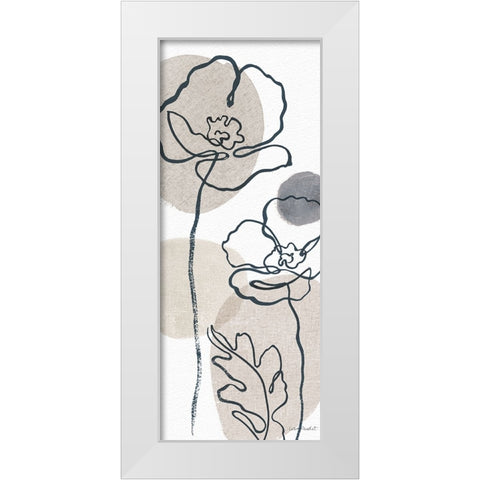 Think  Neutral 04A White Modern Wood Framed Art Print by Audit, Lisa