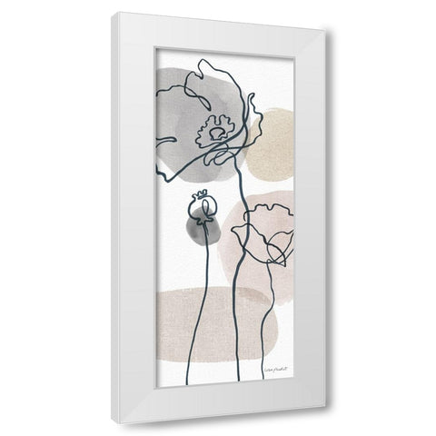Think  Neutral 05A White Modern Wood Framed Art Print by Audit, Lisa