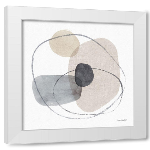 Think  Neutral 11A White Modern Wood Framed Art Print by Audit, Lisa