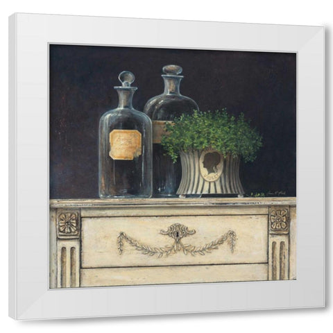 Hotel Violet White Modern Wood Framed Art Print by Fisk, Arnie