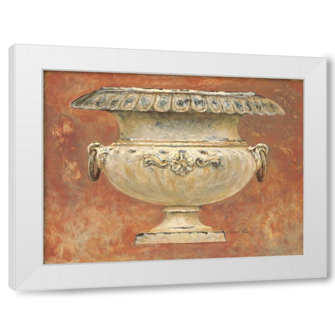 Antiquity White Modern Wood Framed Art Print by Fisk, Arnie