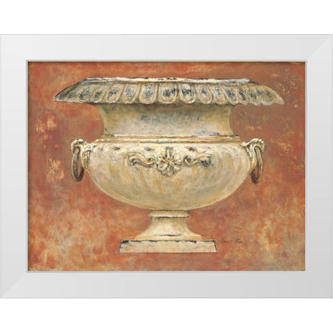 Antiquity White Modern Wood Framed Art Print by Fisk, Arnie