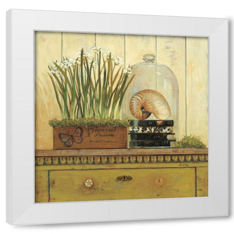 Vintage Garden 2 White Modern Wood Framed Art Print by Fisk, Arnie