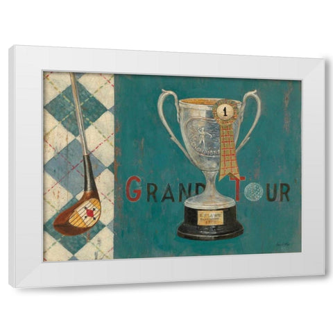 Grand Tour White Modern Wood Framed Art Print by Fisk, Arnie