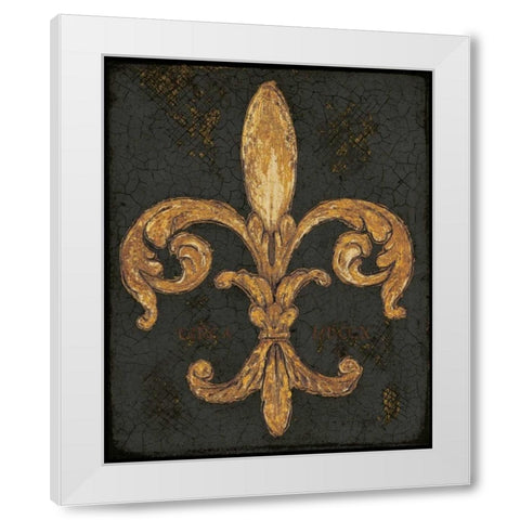 Ornamental Glory White Modern Wood Framed Art Print by Fisk, Arnie