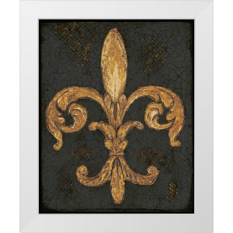 Ornamental Glory White Modern Wood Framed Art Print by Fisk, Arnie
