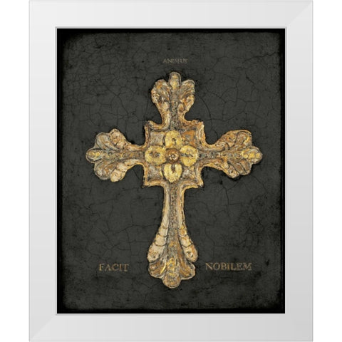 Noble Spirit White Modern Wood Framed Art Print by Fisk, Arnie