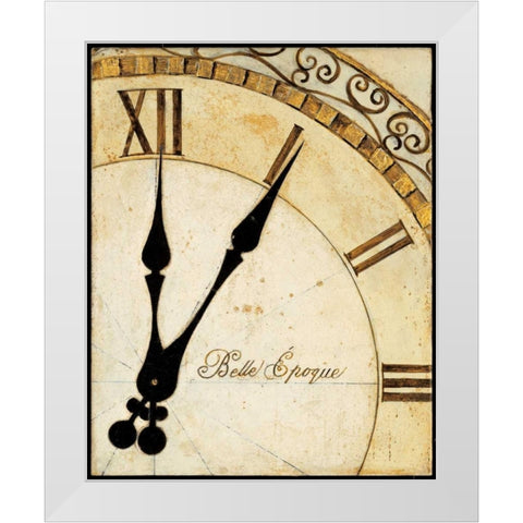 Majestic Hour White Modern Wood Framed Art Print by Fisk, Arnie