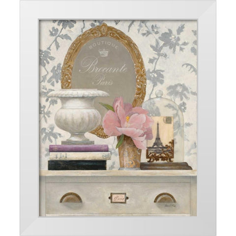 Rustic Trilogy 1 White Modern Wood Framed Art Print by Fisk, Arnie