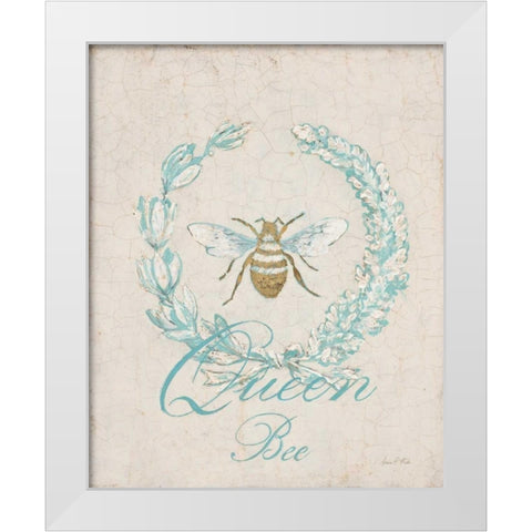 Tiffany Bee White Modern Wood Framed Art Print by Fisk, Arnie