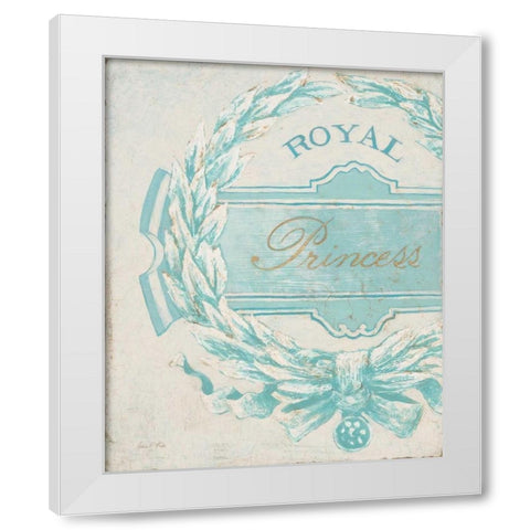 Tiffany Princess White Modern Wood Framed Art Print by Fisk, Arnie